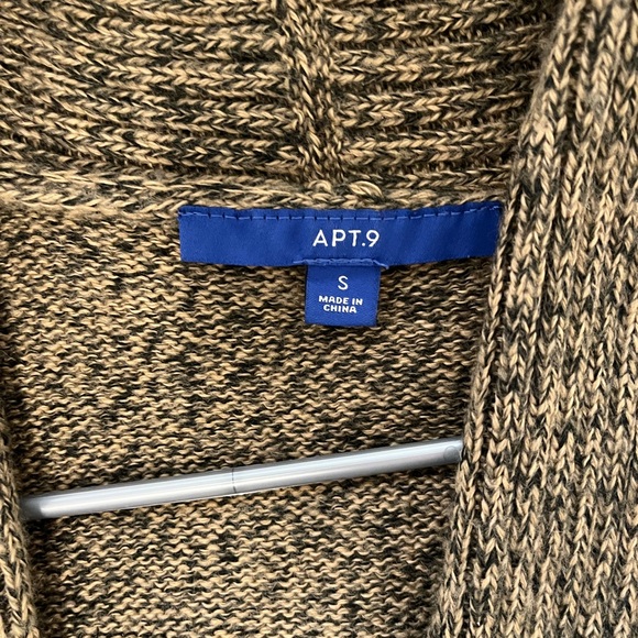 Apt 9 Brown and Cream Cardigan - Picture 2 of 4